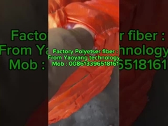 الملابس الألياف العاملة البوليستر المتوسطة القصيرة الألياف العاملة الاصطناعية